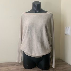 Boat neck sweater